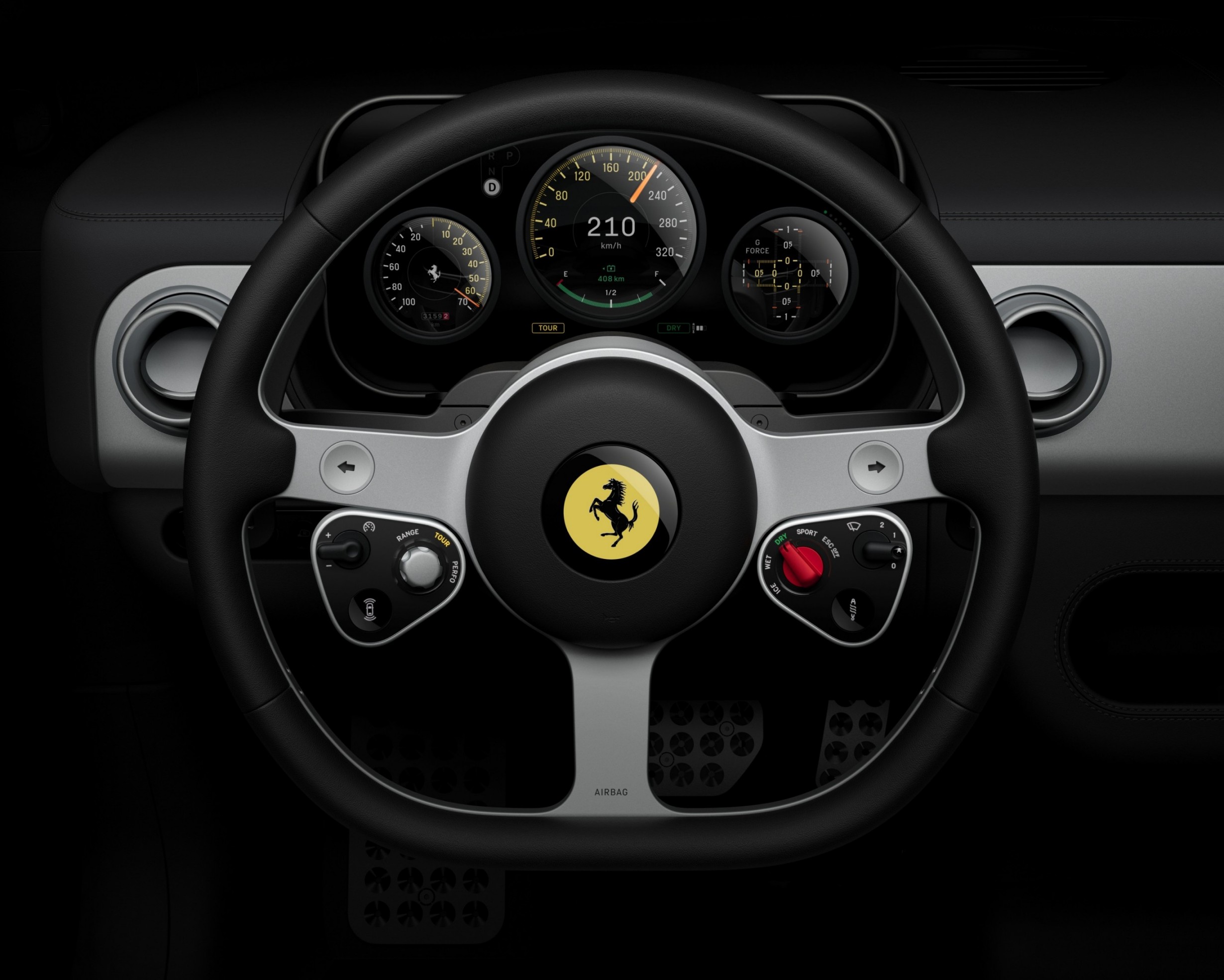 Ferrari Luce - Steering Wheel 01